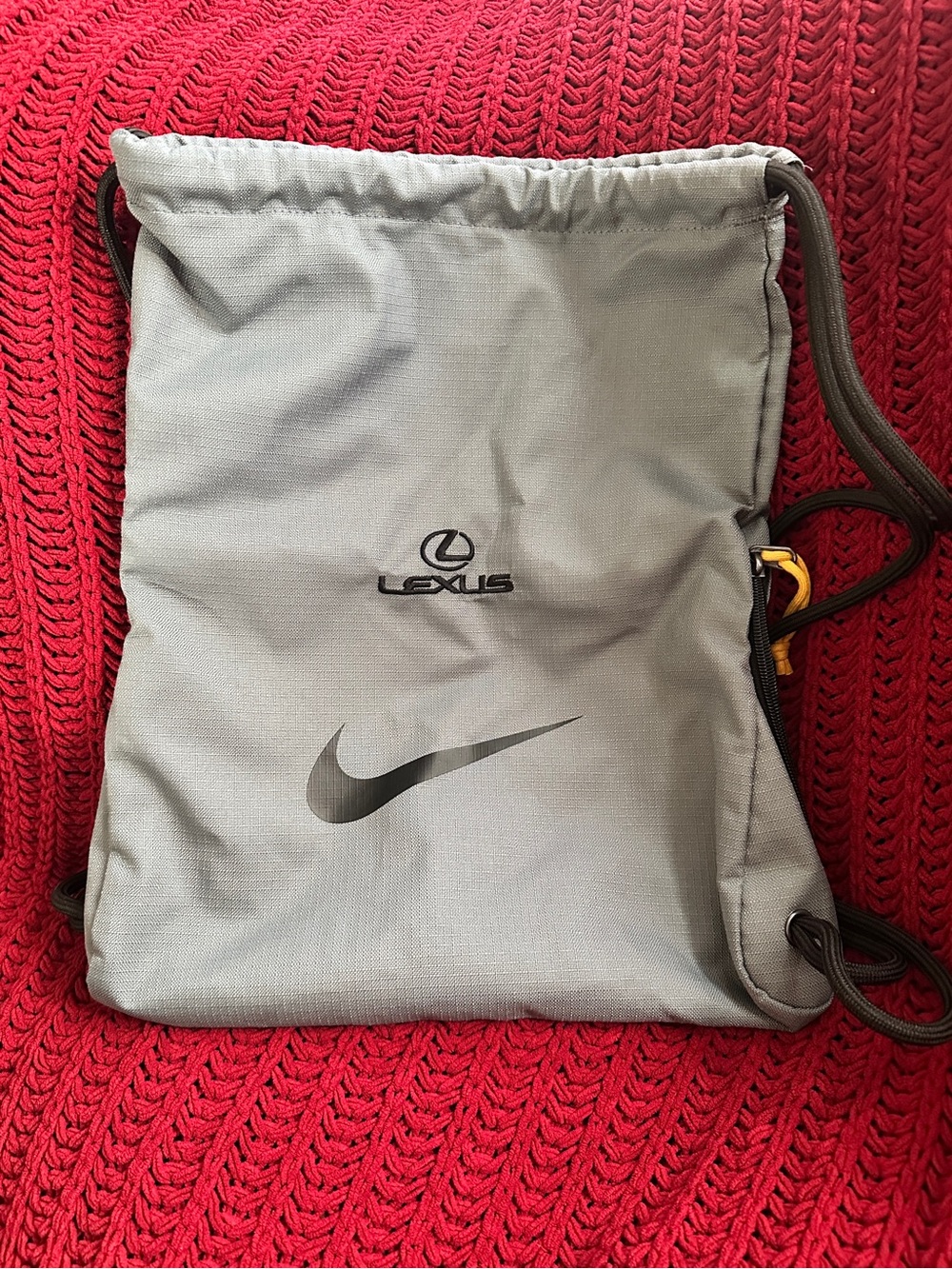 Nike Gray Lexus Drawstring Bag